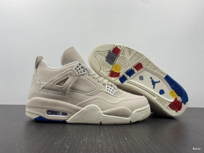 Bmlin Jordan 4 Retro Blank Canvas DQ4909-100 (W) 0718
